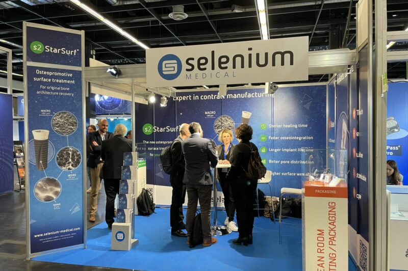 Selenium Medical team on the IDS stand